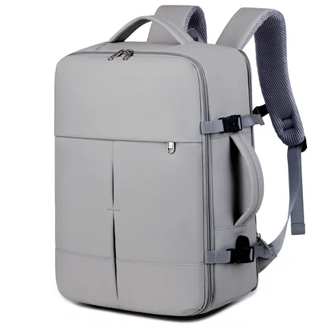 Large Capacity Travel Backpack Women Men Expandable Business Laptop Bag With USB Port Waterproof Oxford Cloth Rucksack