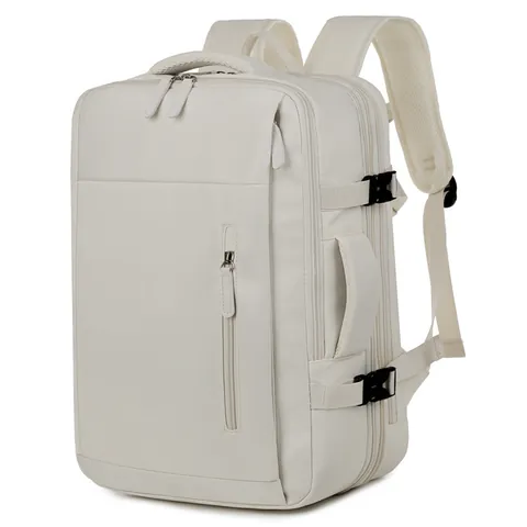 Mochila de Viaje Expandible de Gran Capacidad Bolso Para Laptop de Negocios Tela Oxford Impermeable Con Puerto USB