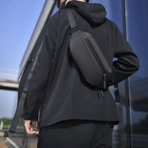 Multifunctional Tactical Riding Leg Bag For Men Waterproof Oxford Cloth Crossbody Chest Pack Motorcycle Waist Bag Pack