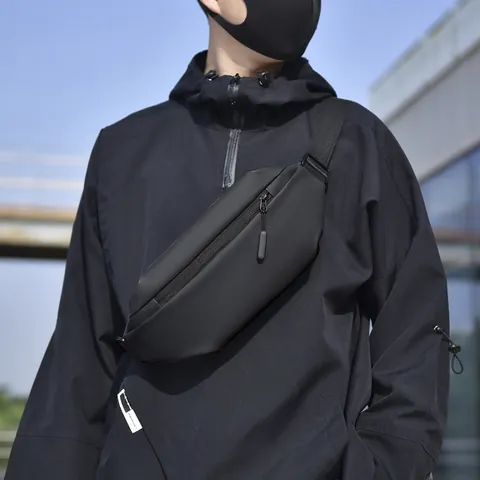 Multifunctional Tactical Riding Leg Bag For Men Waterproof Oxford Cloth Crossbody Chest Pack Motorcycle Waist Bag Pack