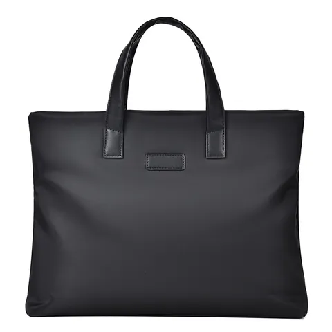 Valigetta Business da Uomo Grande Capacità Impermeabile in Nylon Borsa per Laptop per Lavoro Ufficio Nero Blu