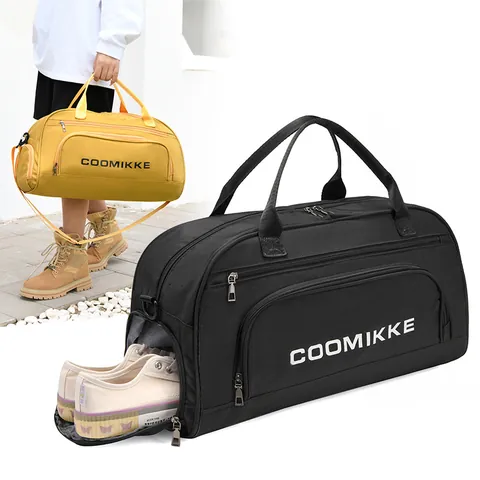 Bolso De Viaje Gran Capacidad Oxford Impermeable Gimnasio Con Compartimento Zapatos Separación Seco Húmedo Unisex Yoga