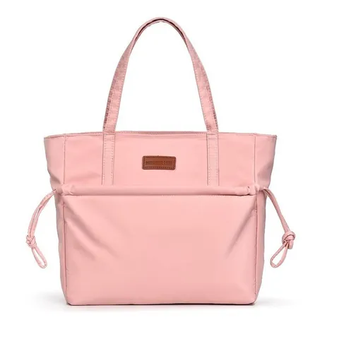 Women Large Capacity Oxford Cloth Tote Bag Retro Solid Color Shoulder Bag For Travel Daily Waterproof Handbag
