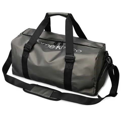 Bolsa de Viaje Impermeable Oxford de Gran Capacidad Con Compartimento para Zapatos Independiente Separación Seco Húmedo para Fitness Deportes