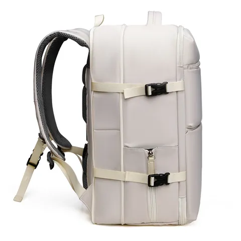Large Capacity Travel Backpack For Men Women With Independent Shoe Compartment USB Charging Port Expandable Laptop Bag