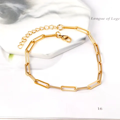 Vergoldetes Edelstahl Fußkettchen Für Damen Strand Urlaub Verstellbar Büroklammer Herz Stern Mond Blatt Charme Schmuck