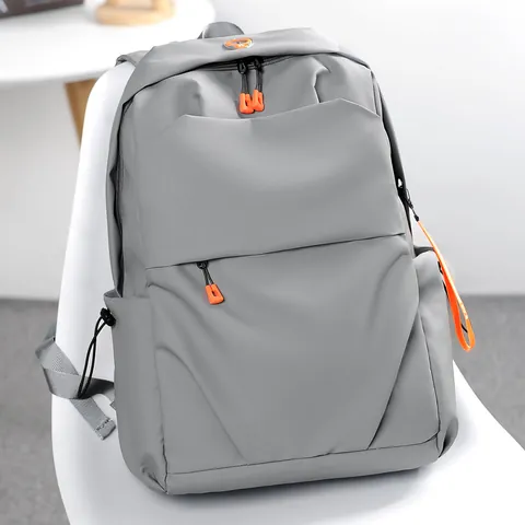 Sac à Dos en Tissu Oxford Grande Capacité Avec Port de Charge USB Sacoche d'Ordinateur Imperméable pour Étudiants Voyage