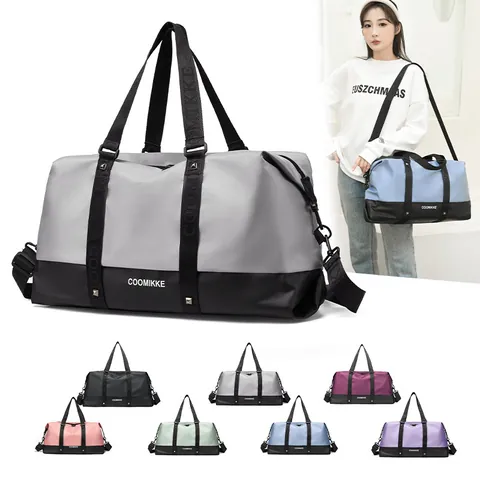 Large Capacity Multi Functional Travel Bag Waterproof Oxford Fitness Gym Bag With Wet Dry Separation For Women Men