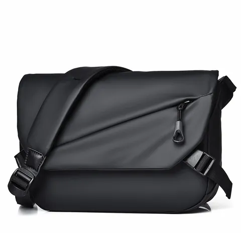Minimalist Oxford Cloth Messenger Bag Waterproof Anti-Theft Shoulder Bag For Outdoor Travel Daily Commute Men Women
