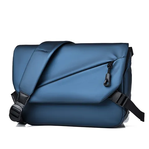 Minimalist Oxford Cloth Messenger Bag Waterproof Anti-Theft Shoulder Bag For Outdoor Travel Daily Commute Men Women