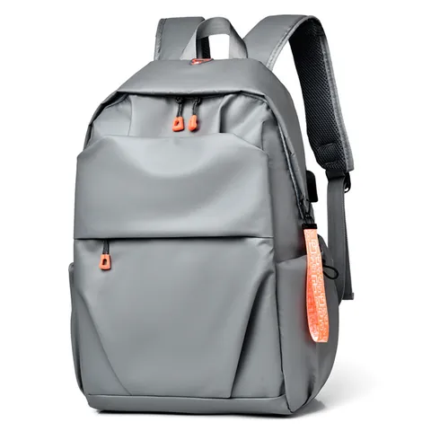Mochila para Portátil de Negocios para Hombre Tejido Oxford Impermeable con Puerto de Carga USB Gran Capacidad Informal Urbana