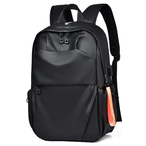Mochila para Portátil de Negocios para Hombre Tejido Oxford Impermeable con Puerto de Carga USB Gran Capacidad Informal Urbana