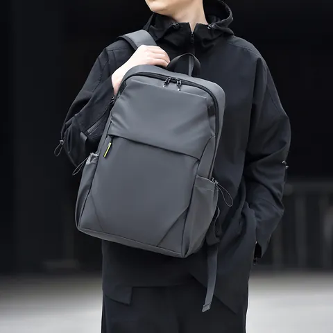 Mochila de Negocios Minimalista Tela Oxford Impermeable Gran Capacidad Bolsa para Portátil para Viajes Trabajo Estudiantes