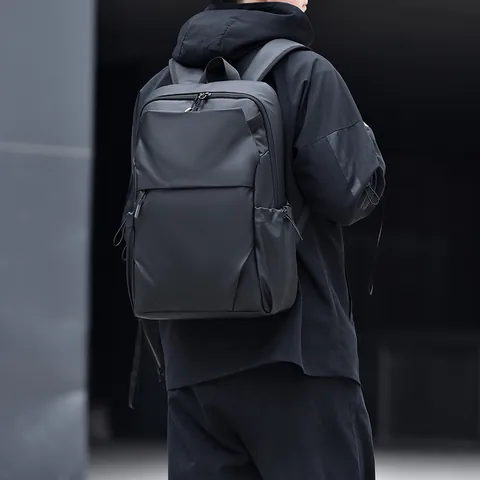 Mochila de Negocios Minimalista Tela Oxford Impermeable Gran Capacidad Bolsa para Portátil para Viajes Trabajo Estudiantes