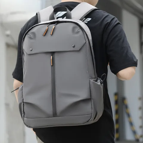 Zaino da Viaggio d'Affari da Uomo ad Alta Capacità Impermeabile in Tessuto Oxford Borsa per Laptop 15,6 Pollici Porta USB