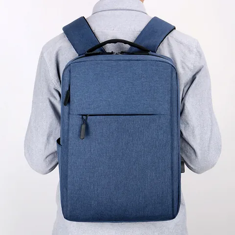 Zakelijke Laptop Rugzak Waterdicht Oxford Doek USB Oplaadpoort Woon-werkverkeer Reizen Schooltas Heren Dames Grote Capaciteit