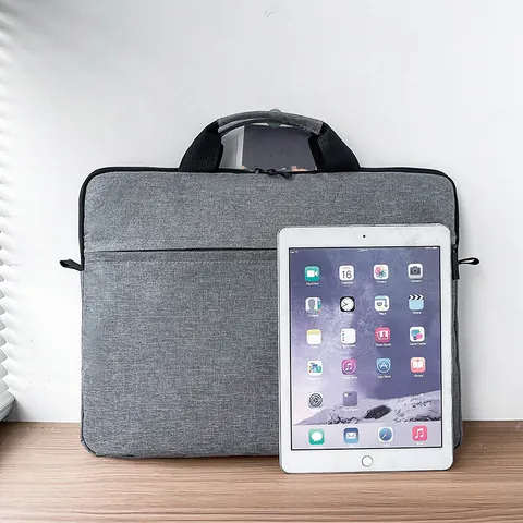 Professional Waterproof Oxford Cloth Laptop Bag Business Briefcase With Removable Shoulder Strap Protective Handbag For Men Women