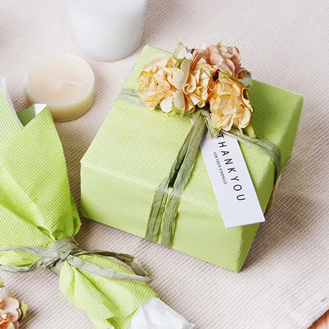 Korean Style Long Paper Gift Tags Thank You For Your Kindness Labels For Wedding Birthday Party Favors DIY Gift Wrap