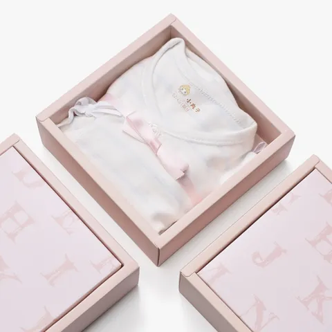 Square Folding Cardboard Gift Box With Lid Floral Cherry Blossom Letter Pattern Packaging Box For Soap Tea Scarf Jewelry