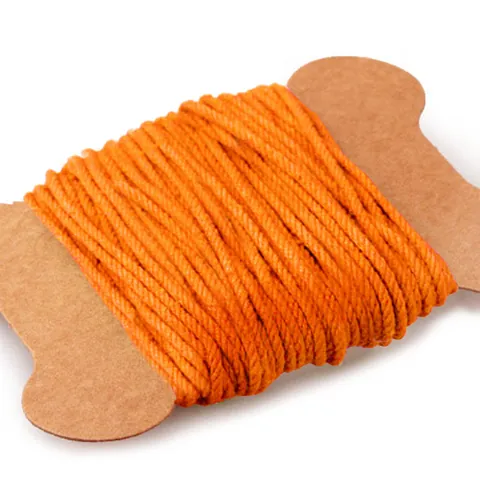Cuerda de Algodón de Tres Cabos de Colores para Artesanía DIY Envoltura de Regalos Cordón de Embalaje Decorativo Hilo de Encuadernación Suministros de Artesanía