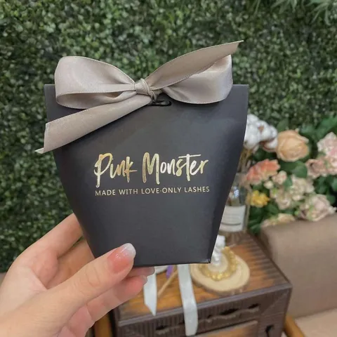 Matte Black Cardboard Gift Box Elegant Trapezoid Candy Jewelry Packaging Box For Party Wedding Favor Small Present Box