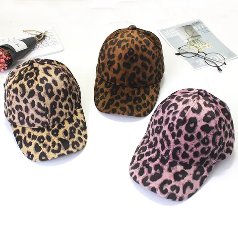 Kinder Wildlederimitat Leopardenmuster Baseballkappe Sonnenschutz Hip Hop Street Style Verstellbarer Snapback Hut Für Jungen Mädchen
