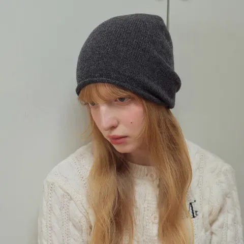 Berretto in 100% Lana Australiana per Donna Uomo Invernale Caldo Cappello Lavorato a Maglia Minimalista Tinta Unita