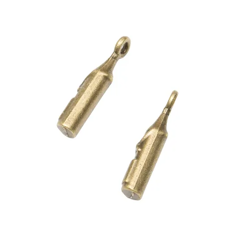 Vintage Alloy Wine Bottle Charms For DIY Jewelry Making Antique Bronze Gold Silver Plated Wine Bottle Pendants Accessories