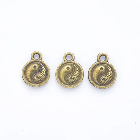 Vintage Alloy Tai Chi Yin Yang Pendants For DIY Jewelry Making Necklaces Bracelets Earring Accessories Retro Ethnic Style Charms