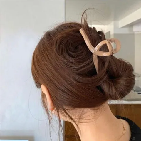 Large Hair Claw Clips For Women Acrylic Matte Glossy Hair Clamps Elegant Minimalist Solid Color Hair Accessories Hairpin