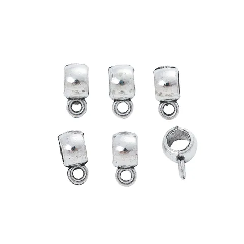Vintage Zinklegering Bail Kralen Groot Gat Hanger Connector Voor DIY Sieraden Maken Armband Antiek Brons Goud