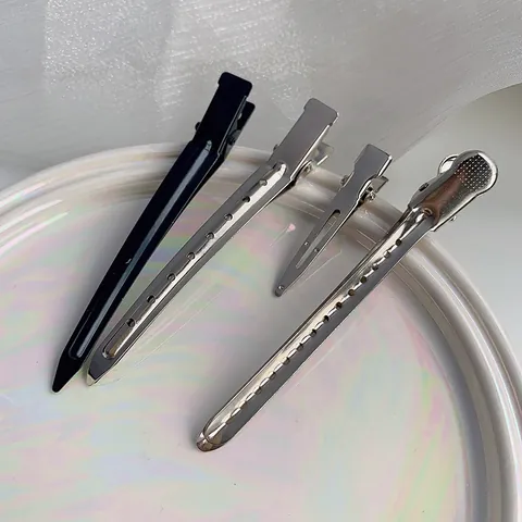 Professional Alloy Hair Root Volumizing Duckbill Clips Metal Positioning Seamless Alligator Hairpins For Women Styling Tools