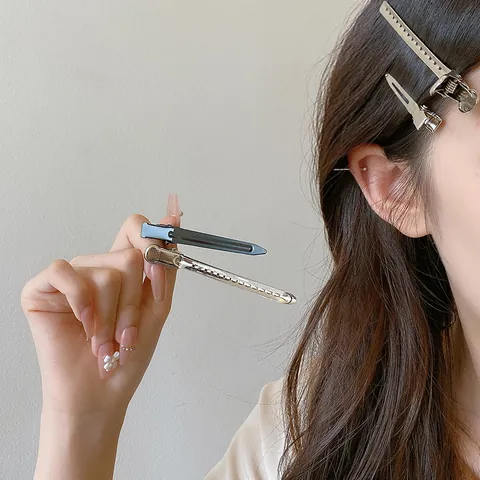 Professional Alloy Hair Root Volumizing Duckbill Clips Metal Positioning Seamless Alligator Hairpins For Women Styling Tools