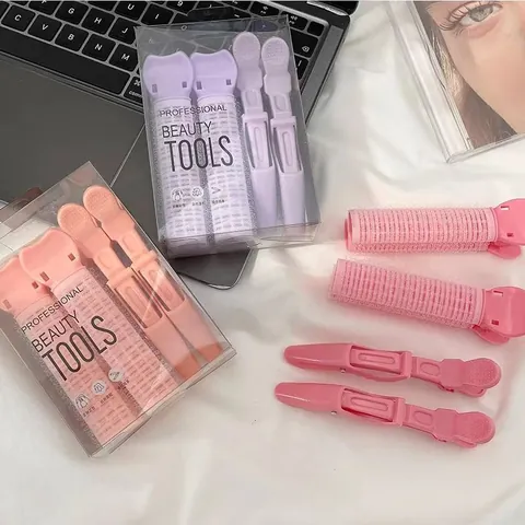 Professional Hair Root Volumizing Clip Set For Women Fresh Sweet Style Plastic Nylon Self Adhesive Hair Root Shaping Styling Tool