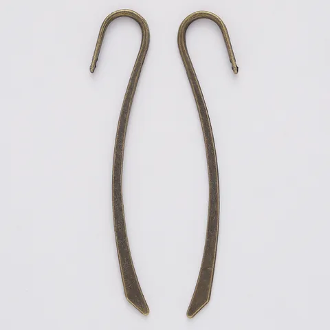 Vintage Alloy S-Shape Bookmark Hooks Metal Pendant For DIY Jewelry Making Findings Craft Antique Gold Silver Accessories