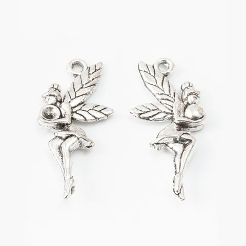 Vintage Alloy Angel Fairy Charms Pendants For DIY Jewelry Making Necklace Bracelet Craft Supplies Women Accessories