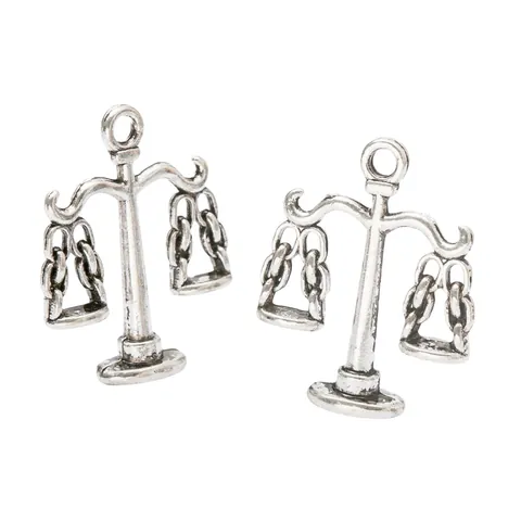 Balance De La Justice Vintage Charms En Alliage De Zinc Pour La Création De Bijoux DIY Colliers Bracelets Boucles D'Oreilles Pendentifs Or Argent Bronze