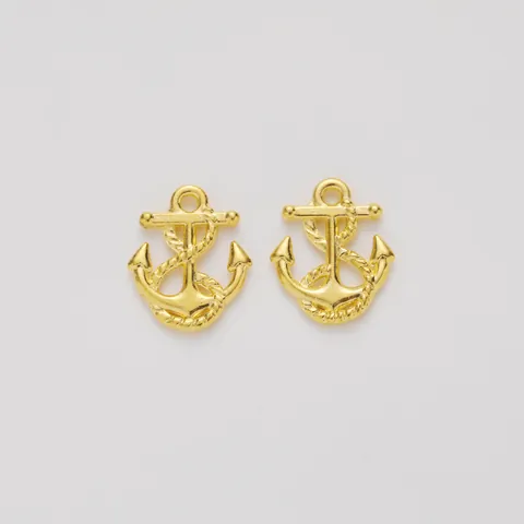 Pendente Ancora in Lega Retrò Solo Senza Catena DIY Accessorio Gioielli Fascino Nautico Antico Oro Argento Bronzo Pendente