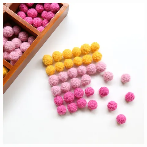 Handmade Wool Felt Pom Pom Balls Soft Plush Craft Balls For DIY Jewelry Earrings Bag Tassel Decoration Crafting Supplies