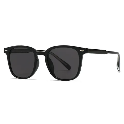 Vintage Square Sunglasses For Women Men Retro TR90 Frame UV400 Protection Rivet Decor Fashion Sun Glasses 28010