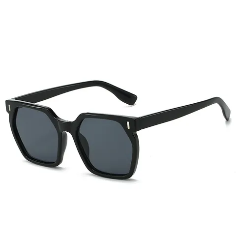 Vintage Oversized Quadratische Sonnenbrille Für Damen UV400 Schutz Legierung PC Rahmen Verlaufslinsen Mode Brillen Party