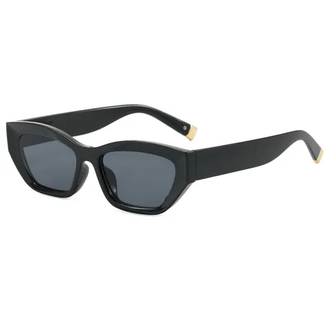 Women Cat Eye Sunglasses Retro Fashion Geometric PC Frame UV400 Lens Gradient Pink Blue Tea Gray Trendy Stylish Party Eyewear