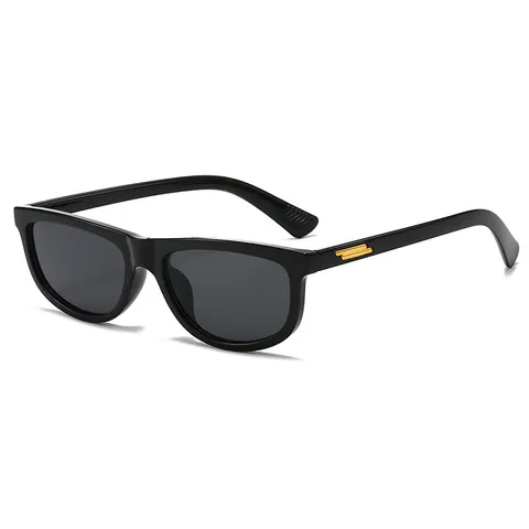 Vintage Square Sunglasses TR90 PC Frame UV400 Polarized Lens Metal Decoration Street Fashion Sun Glasses For Men Women
