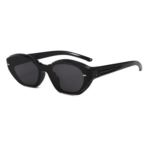 Fashion Cat Eye Sunglasses For Men Women Integrated Lens UV Protection Small Frame Lightweight Trend Outdoor Eyewear