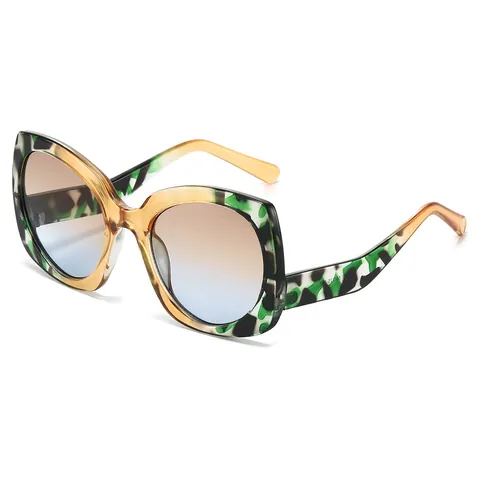 Gafas De Sol De Mariposa Sobredimensionadas De Moda Para Hombre Mujer Marco De PC Retro Protección UV400 Lente Degradada Playa