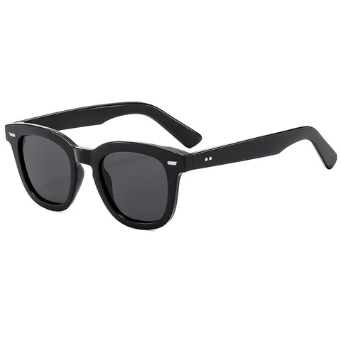 Vintage Vierkante Zonnebril Voor Heren Dames Retro PC Frame AC Lens UV400 Bescherming Stijlvolle Bril Voor Buiten