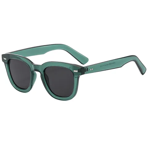 Vintage Vierkante Zonnebril Voor Heren Dames Retro PC Frame AC Lens UV400 Bescherming Stijlvolle Bril Voor Buiten
