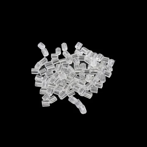 Octagonal Plastic Earring Backs Transparent Silicone Earring Stoppers Ear Nut Jewelry Findings For DIY Ear Stud Accessories