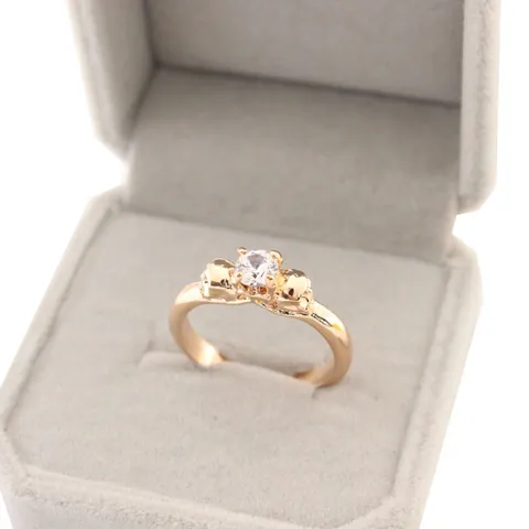 Gothic Skull Ring For Women Punk Alloy Rhinestone Inlaid Clear Zirconia Gold Silver Rose Gold Plated Finger Ring Jewelry