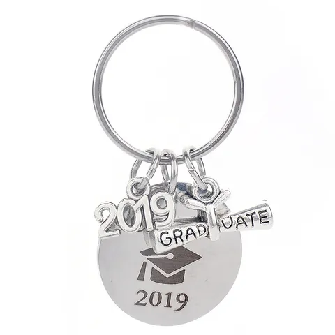 Llavero Graduación Clase De 2019 Mi Historia Solo Está Comenzando Aleación Metal Anillo Llave Diploma Birrete Regalo